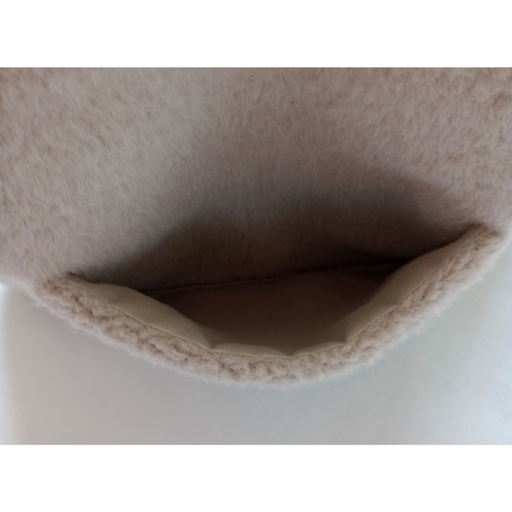 Arcadia Encore▪️Sherpa Plush Shoulder Tote Bag - Picture 4 of 6